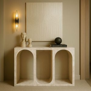 ARCH ΚΟΝΣΟΛΑ ΛΕΥΚΟ DECAPE 110x35x77