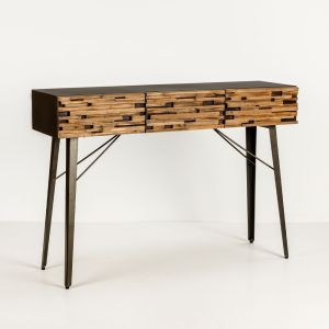 COAST CONSOLE BLACK NATURAL 120x36x83