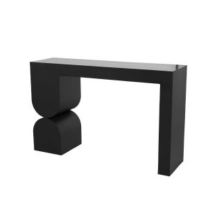 ARCHES ΚΟΝΣΟΛΑ ΜΑΥΡΟ 120x32x75cm