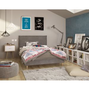 SCANDI ΚΟΜΟΔΙΝΟ 2ΣΥΡΤΑΡΙΑ SONOMA ΛΕΥΚΟ 40x35x61