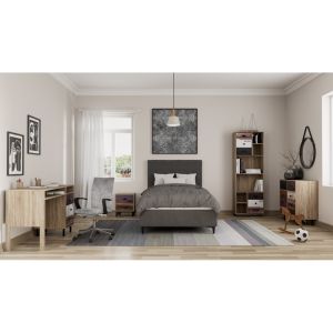 NUMBER ΚΟΜΟΔΙΝΟ 2ΣΥΡΤΑΡΙΑ SONOMA ΛΕΥΚΟ ΓΚΡΙ 40x30x48