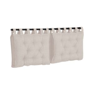 HANG ΜΑΞΙΛΑΡΙ ΚΕΦΑΛΑΡΙΟΥ SET 2ΤΕΜ OFF WHITE 16-950 70x10xH50cm