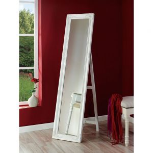 ROMANTIC MIRROR STANDING WHITE ANTIQUE 50x4.5x160