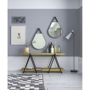 DROP ΚΑΘΡΕΠΤΗΣ ΤΟΙΧΟΥ ΜΑΥΡΟ 50x3x90