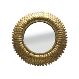 SAYAP ΚΑΘΡΕΠΤΗΣ ΤΟΙΧΟΥ 38.5x38.5x3 POLYRESIN ΧΡΥΣΟ ANTIQUE