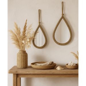 TEAR MIRROR WALL NATURAL 26x4x39.5