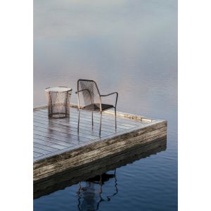 BREEZE COFFEE TABLE ΦΥΣΙΚΟ ΜΑΥΡΟ 50x50.5