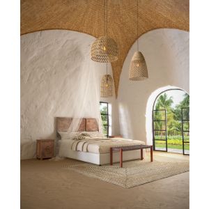 MESH ΠΑΓΚΑΚΙ ΚΑΦΕ ANTIQUE ΚΑΡΥΔΙ 110x35x40