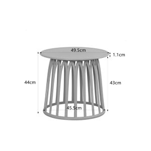 BASKET COFFEE TABLE ΛΑΔΙ 49.5x49.5x44