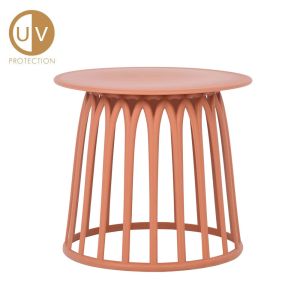BASKET COFFEE TABLE TERRACOTTA 49.5x49.5x44