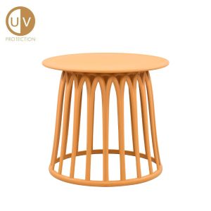 BASKET COFFEE TABLE ΜΟΥΣΤΑΡΔΙ 49.5x49.5x44