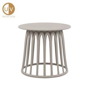 BASKET COFFEE TABLE ΓΚΡΙ ΑΝΟΙΧΤΟ 49.5x49.5x44