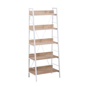 ONE STEP UP ΒΙΒΛΙΟΘΗΚΗ 5ΡΑΦΙΑ SONOMA ΛΕΥΚΟ 60x35x149