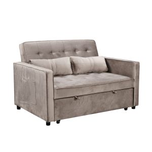 SOLUTION SOFA BED 2SEAT MUSHROOM 133x94x87