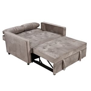 SOLUTION SOFA BED 2SEAT MUSHROOM 133x94x87