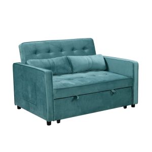 SOLUTION SOFA BED 2SEAT PETROL 133x94x87
