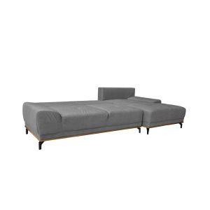 NATURA ΚΑΝΑΠΕΣ ΚΡΕΒΑΤΙ ΓΩΝΙΑ ΔΕΞΙΑ TAUPE 283x164x90