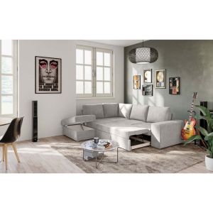 EDDI ΚΑΝΑΠΕΣ ΚΡΕΒΑΤΙ ΓΩΝΙΑ ΑΡΙΣΤΕΡΗ TAUPE 248x213x90