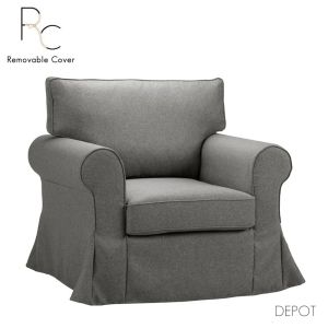 ASHLEY ΠΟΛΥΘΡΟΝΑ ΜΕ ΑΠΟΣΥΡΟΜΕΝΟ ΚΑΛΥΜΜΑ SILVER 97x85x95