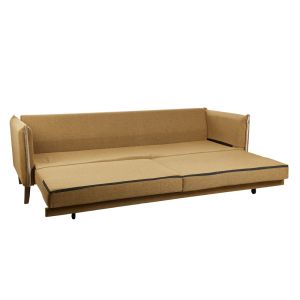 COMMODO ΚΑΝΑΠΕΣ ΚΡΕΒΑΤΙ 3ΘΕΣΙΟΣ CAMEL BEIGE 230x81x88
