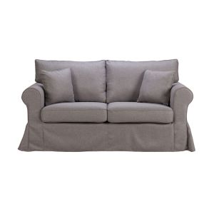 ASHLEY ΚΑΝΑΠΕΣ 2ΘΕΣΙΟΣ ΜΕ ΑΠΟΣΥΡΟΜΕΝΟ ΓΚΡΙ 173x85x95