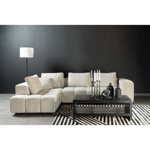 TOMOS ΚΑΝΑΠΕΣ ΓΩΝΙΑ ΑΡΙΣΤΕΡΗ BEIGE LEGASY 15 298x200x85cm