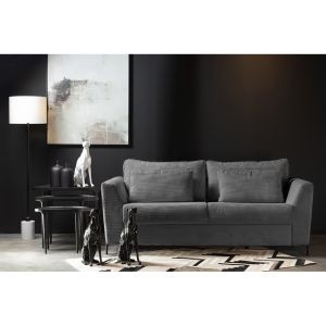 COCOON ΚΑΝΑΠΕΣ ΚΡΕΒΑΤΙ 3ΘΕΣΙΟΣ ΓΚΡΙ 208x94x92
