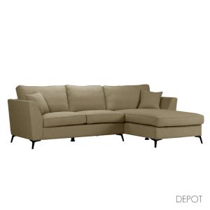 BOEL ΚΑΝΑΠΕΣ ΓΩΝΙΑ ΔΕΞΙΑ BEIGE 280x170x92