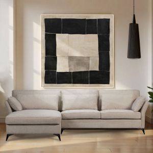 PARFAIT ΚΑΝΑΠΕΣ ΓΩΝΙΑ ΑΡΙΣΤΕΡΗ BEIGE 307x185x92