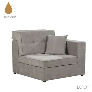 MEXICO ΠΟΛΥΘΡΟΝΑ ΜΕ ΜΠΡΑΤΣΟ ΓΚΡΙ WIND 90 101x101x83cm