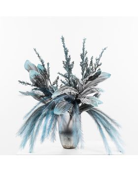 LIAN ΚΛΑΔΙ ΤΕΧΝΗΤΟ 105cm EVA FOAM ΓΚΡΙ ΜΠΛΕ