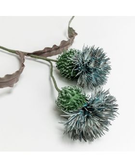 COSMOS ΛΟΥΛΟΥΔΙ ΤΕΧΝΗΤΟ 90cm EVA FOAM ΜΠΛΕ ΠΡΑΣΙΝΟ