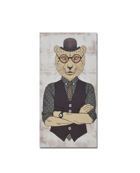 MR.CAT ΠΙΝΑΚΑΣ ΔΙΑΚΟΣΜΗΣΗΣ 30x60x2cm ΚΑΜΒΑΣ ΠΟΛΥΧΡΩΜΟ ΞΥΛΟ