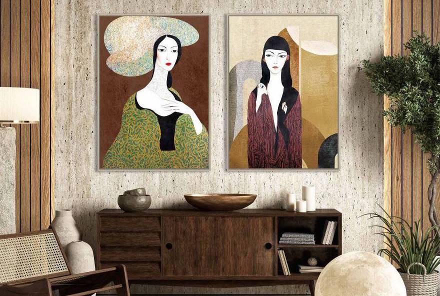 Πίνακες σαλονιού: πώς να τους τοποθετήσετε σωστά
